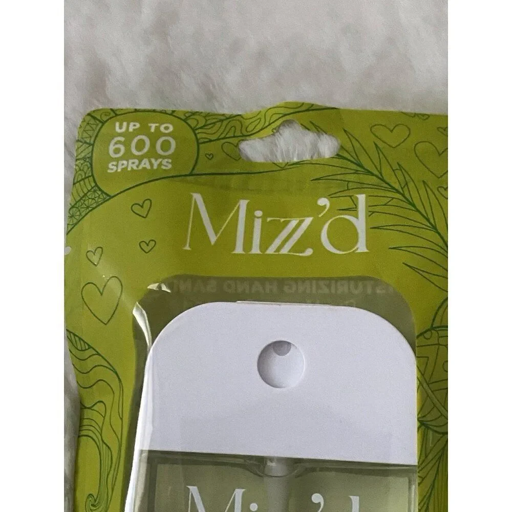 Mizzz’d Scented Hand Sanitizer Spray 1.5 Fl Oz‎ Rio Mango Moisturizing NEW
